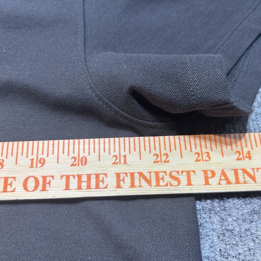 Calvin Klein Polo Shirt Mens Large Black Logo Collared Short Sleeves Casual - Picture 5 of 7